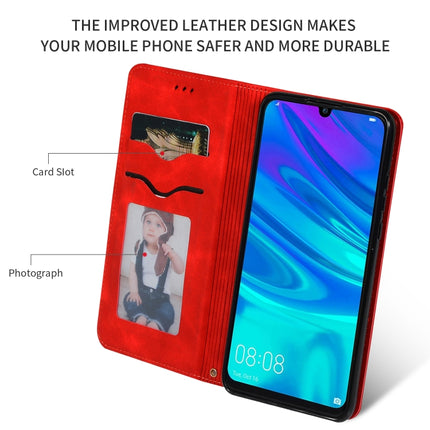 Retro Skin Feel Business Magnetic Horizontal Flip Leather Case for Huawei P Smart 2019 & P Smart Plus 2019 & Mate 30 Lite, For Huawei P Smart 2019