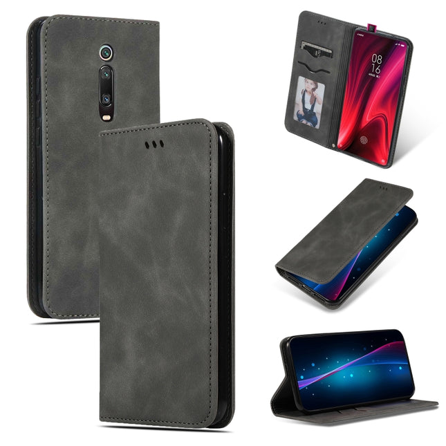 Retro Skin Feel Business Magnetic Horizontal Flip Leather Case for Redmi K20 & K20 Pro & Xiaomi 9T & Xiaomi 9T Pro, For Xiaomi Mi 9T