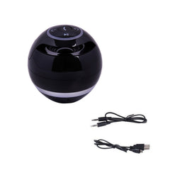 T&G A18 Ball Bluetooth Speaker with LED Light Portable Wireless Mini Speaker Mobile Music MP3 Subwoofer Support TF, BLACK, BLUE, PINK, WHITE