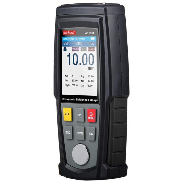 WT130A Digitales Ultraschall-Dickenmessgerät, Metalldickenmessgerät mit USB-Aufladung, hochpräziser digitaler Dickenmesser, WT130A