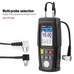 WT130A  Digital Ultrasonic Thickness Gauge Meter Tester USB Charging Digital Thickness Metal Tester High Precision, WT130A