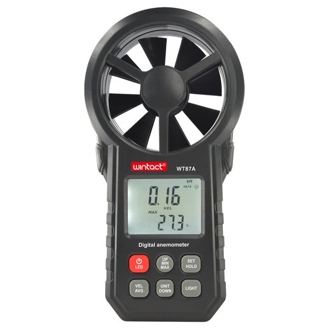 WT87A Portable Anemometer Thermometer Wind Speed Gauge Meter, WT87A