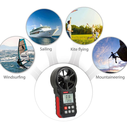WT87A Portable Anemometer Thermometer Wind Speed Gauge Meter, WT87A