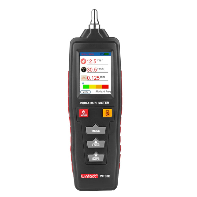 WINTACT WT63B Handheld-Vibrationsanalysator Digitales Vibrationsmessgerät