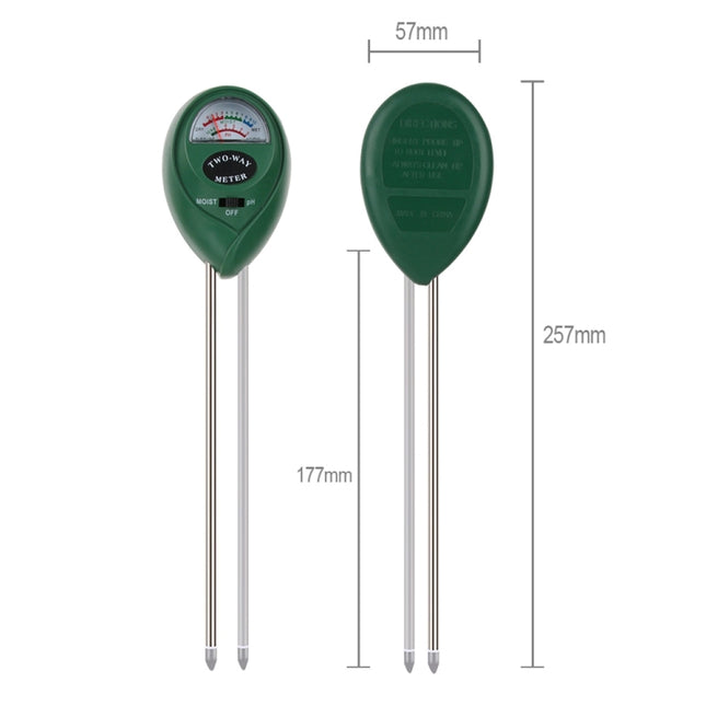 RZ103 Mini Soil PH Moisture Humidity Measuring PH Meter Soil Moisture Monitor Hygrometer Gardening Plant Farming Moisture Tester, RZ103