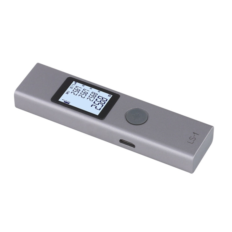 LS-1 Laser Rangefinder Distance Meter 40m Handheld Mini Rechargeable LCD Digital Laser Distance Meter 131ft Laser Range Finder
