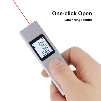 LS-1 Laser Rangefinder Distance Meter 25m Handheld Mini Rechargeable LCD Digital Laser Distance Meter 82ft Laser Range Finder