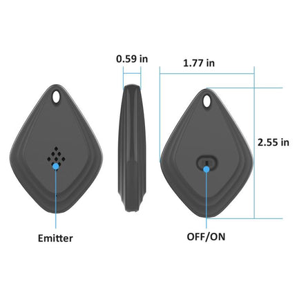 Outdoor Mosquito Repellent Portable Ultrasonic Insect Repellent Insecticide USB Charging Intelligent Frequency Conversion, Black, White