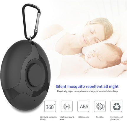 Ultrasonic Mosquito Repellent Electronics Cockroach Spider USB Charging Smart Mosquito Drive, Black, White