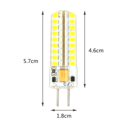 GY6.35 5W SMD2835 72LEDs Dimmable Silicone Corn Bulb for Chandelier Crystal Lamp Lighting Accessories,AC 12V, Warm White, Cool White