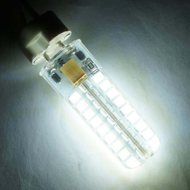 GY6.35 5W SMD2835 72LEDs Dimmable Silicone Corn Bulb for Chandelier Crystal Lamp Lighting Accessories,AC 12V, Warm White, Cool White