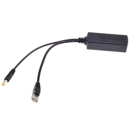 Divisor de alimentación por Ethernet de 48 V de entrada y 12 V de salida Adaptador divisor PoE de 48 V, convierte la cámara IP de 12 V CC en una cámara POE, divisor de alimentación por Ethernet