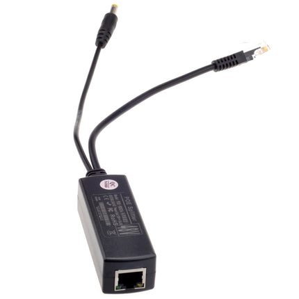 Divisor de alimentación por Ethernet de 48 V de entrada y 12 V de salida Adaptador divisor PoE de 48 V, convierte la cámara IP de 12 V CC en una cámara POE, divisor de alimentación por Ethernet