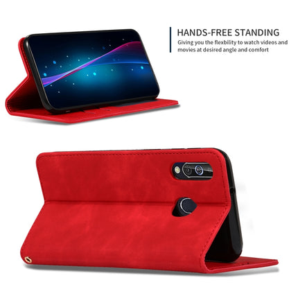 Retro Skin Feel Business Magnetic Horizontal Flip Leather Case for Galaxy A60 / M40, Red, Dark Gray, Navy Blue, Army Green, Brown