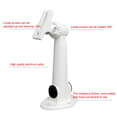 CCTV Wall Mount Stand Aluminum Metallic Silver Bracket Indoor Outdoor for Bullet Camera IP Camera Bracket Accessories