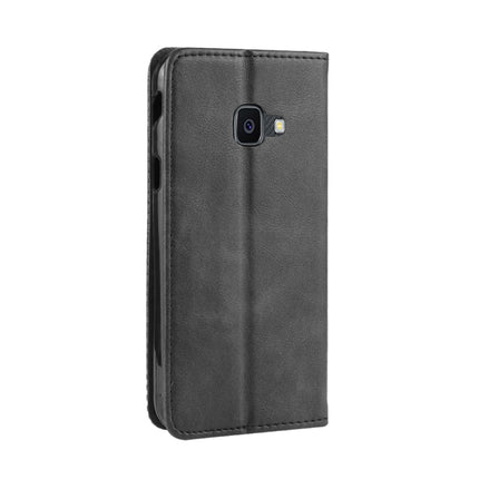 Magnetic Buckle Retro Crazy Horse Texture Horizontal Flip Leather Case for Galaxy Xcover 4s / Xcover 4  , with Holder & Card Slots & Photo Frame, For Galaxy Xcover 4s
