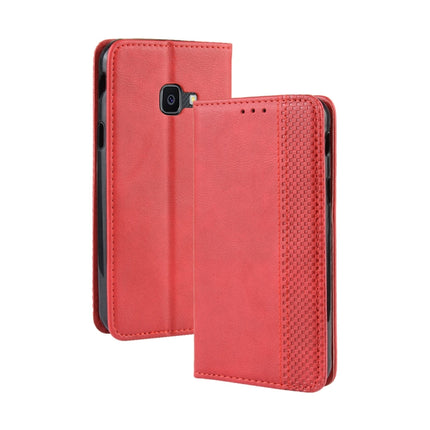 Magnetic Buckle Retro Crazy Horse Texture Horizontal Flip Leather Case for Galaxy Xcover 4s / Xcover 4  , with Holder & Card Slots & Photo Frame, For Galaxy Xcover 4s