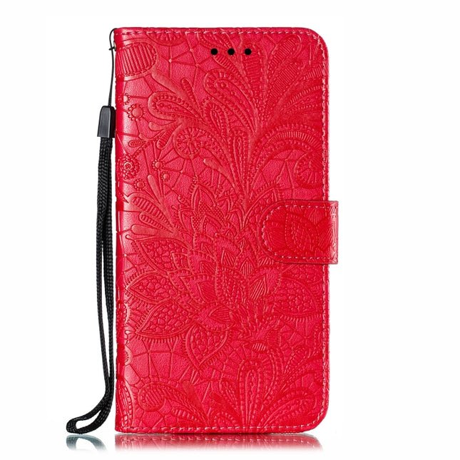 Lace Flower Embossing Pattern Horizontal Flip Leather Case for Xiaomi Mi CC9e / A3  , with Holder & Card Slots & Wallet & Photo Frame & Lanyard, For Xiaomi Mi CC9e