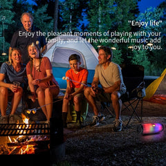 T&amp;G TG165 5W*2 Tragbarer kabelloser Lautsprecher mit tanzendem LED-Blinklicht, MP3, AUX, USB, FM-Radio, Stereo-Subwoofer