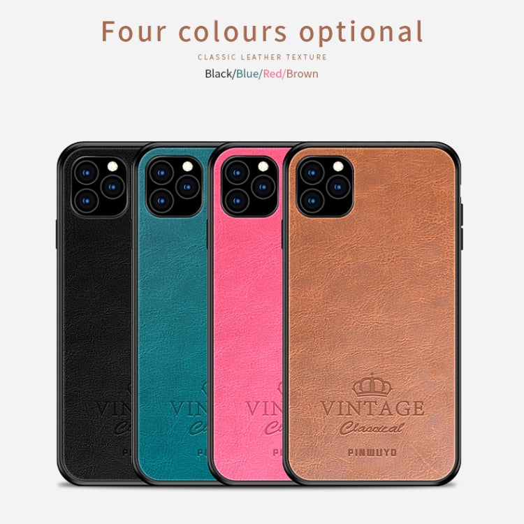PINWUYO Pin Rui Series Classical Leather, PC + TPU + PU Leather Waterproof And Anti-fall All-inclusive Protective Shell for, iPhone 11 Pro, iPhone 11 Pro Max, iPhone 11