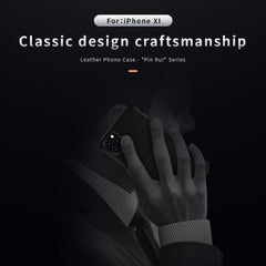 PINWUYO Pin Rui Series Classical Leather, PC + TPU + PU Leather Waterproof And Anti-fall All-inclusive Protective Shell for, iPhone 11 Pro, iPhone 11 Pro Max, iPhone 11