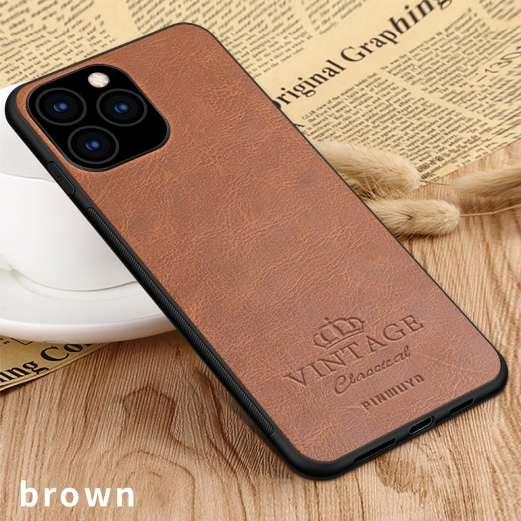 PINWUYO Pin Rui Series Classical Leather, PC + TPU + PU Leather Waterproof And Anti-fall All-inclusive Protective Shell for, iPhone 11 Pro, iPhone 11 Pro Max, iPhone 11