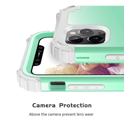 For iPhone 11 Pro Max PC+ Silicone Three-piece Anti-drop Mobile Phone Protection Bback Cover, For iPhone 11 Pro Max