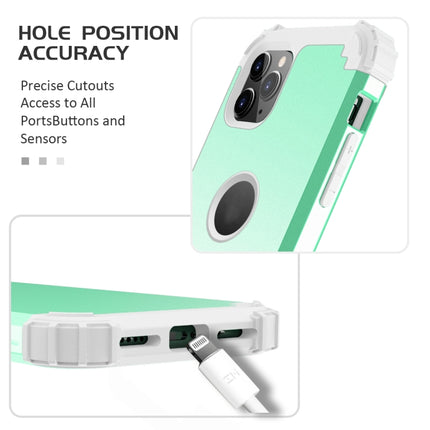 For iPhone 11 Pro Max PC+ Silicone Three-piece Anti-drop Mobile Phone Protection Bback Cover, For iPhone 11 Pro Max