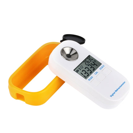 DR401 Digital Display Refractometer Brix 0-50% Alcohol Range 0~22% Refractometer Beer Wine Fruit Grape Sugar Saccharimeter, DR401