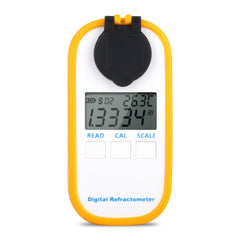 DR402 Digital Beer Refractometer Wort Hydrometer Brix 0-50% Concentration Meter Refractometer Electronic Wine Alcohol Tester, DR402