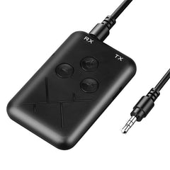 JDEX-TX10 Wireless 2-in-1 3.5mm Bluetooth 4.2 Audio Receiver And Transmitter Adapter, JDEX-TX10