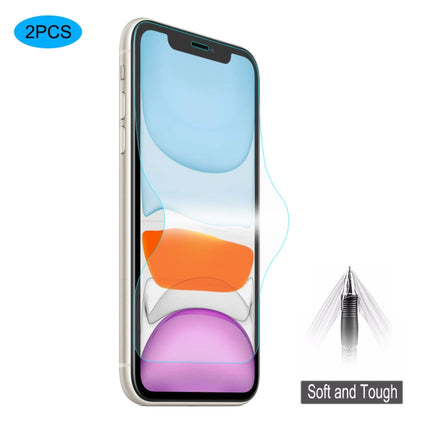 2 PCS ENKAY Hat-Prince 0.1mm 3D Full Screen Protector Explosion-proof Hydrogel Film, For iPhone 11 / iPhone XR, For iPhone 11 Pro / XS / X, For iPhone 11 Pro Max / XS Max