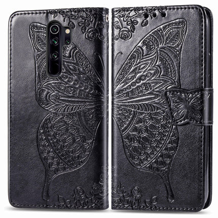 For Xiaomi Redmi Note 8 Pro Butterfly Love Flower Embossed Horizontal Flip Leather Case with Bracket / Card Slot / Wallet / Lanyard, For Redmi Note 8 Pro