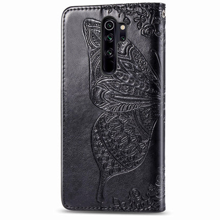 For Xiaomi Redmi Note 8 Pro Butterfly Love Flower Embossed Horizontal Flip Leather Case with Bracket / Card Slot / Wallet / Lanyard, For Redmi Note 8 Pro
