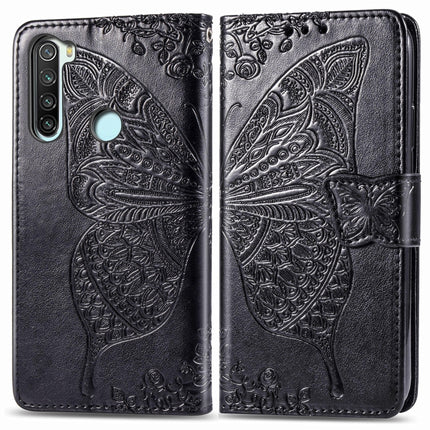 For Xiaomi Redmi Note 8  Butterfly Love Flower Embossed Horizontal Flip Leather Case with Bracket / Card Slot / Wallet / Lanyard, For Redmi Note 8