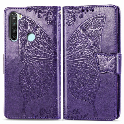 For Xiaomi Redmi Note 8  Butterfly Love Flower Embossed Horizontal Flip Leather Case with Bracket / Card Slot / Wallet / Lanyard, For Redmi Note 8