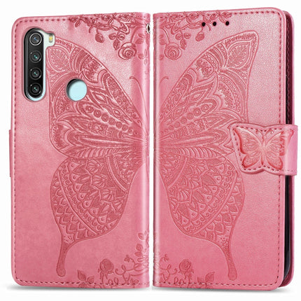 For Xiaomi Redmi Note 8  Butterfly Love Flower Embossed Horizontal Flip Leather Case with Bracket / Card Slot / Wallet / Lanyard, For Redmi Note 8
