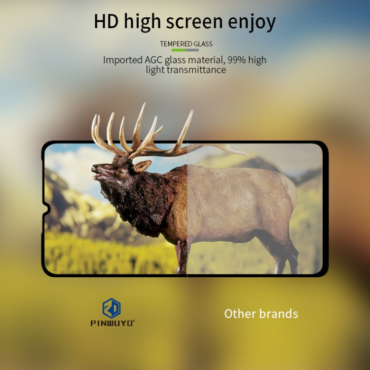 PINWUYO 9H 2.5D Full Screen Tempered Glass Film, For Xiaomi Mi 9 Pro, For Sony Xperia 5 / J9210, For Huawei Mate 30