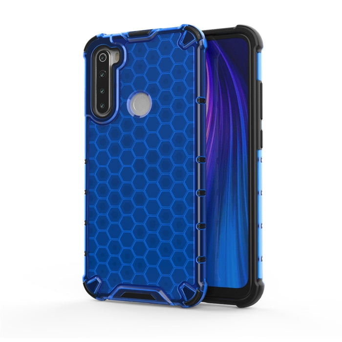 For OPPO Realme 5 Shockproof Honeycomb PC + TPU Case