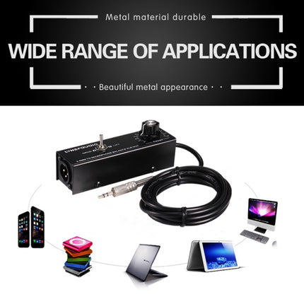 B012 Professional Stereo Signal Converted to Microphone Balanced Signal Output