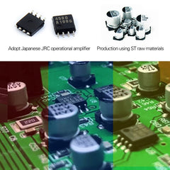 B015 Front Stereo Signal Amplifier Booster Headphones Speaker Amplifier Headset Dual-Audio Source, B015
