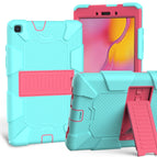 For Galaxy Tab A8.0 2019 / TeaL+Hot Pink
