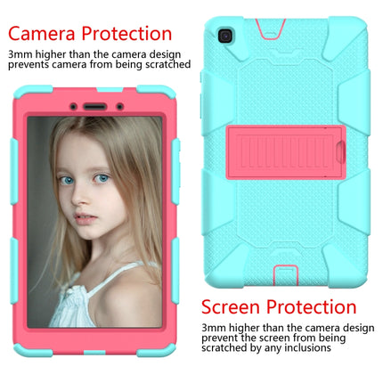 For Galaxy Tab A8.0 2019 / T290 Shockproof Two-Color Silicone Protection Case with Holder, For Galaxy Tab A8.0 2019