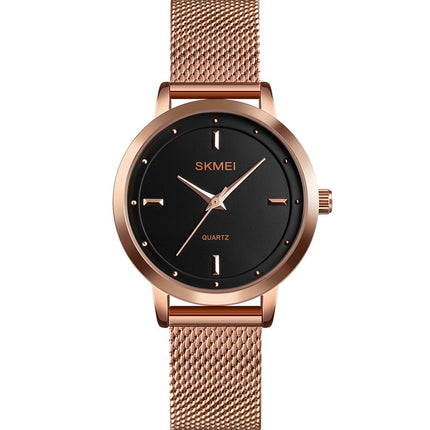 SKMEI 1528 Simple Fashion Lady Watch Casual Netting Scale