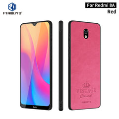 PINWUYO Pin Rui Series Classical Leather, PC + TPU + PU Leather Waterproof And Anti-fall All-inclusive Protective Shell, For Xiaomi RedMi 8A, For Oneplus 7T