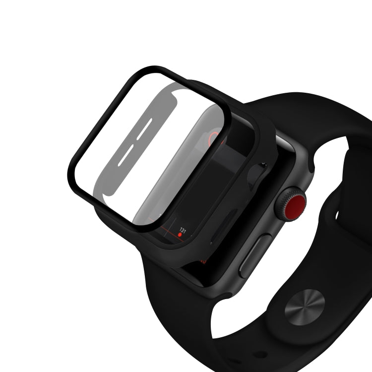 ENKAY Hat-prince Full Coverage PC Case + Tempered Glass Protector for Apple Watch Series 5 / 4 40mm