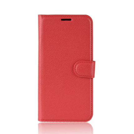 For Huawei Honor 9X Fingerprint Version Litchi Texture Horizontal Flip Leather Case with Wallet & Holder & Card Slots