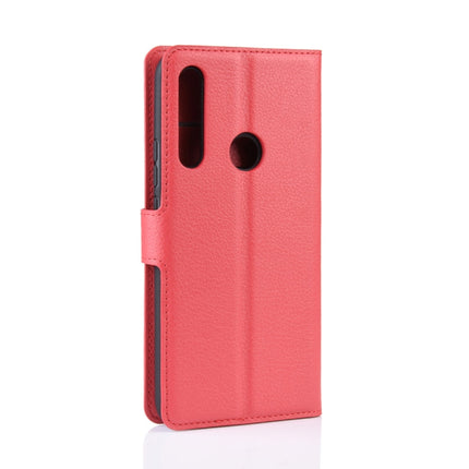 For Huawei Honor 9X Fingerprint Version Litchi Texture Horizontal Flip Leather Case with Wallet & Holder & Card Slots