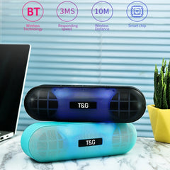 T&G TG148 Portable Stereo Audio Super Bass LED Lantern Pill Wireless Bluetooth Speaker