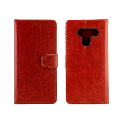 Crazy Horse Texture Horizontal Flip Leather Case with Holder & Card Slots & Wallet & Photo Frame, For LG Q60 / K50, For Vivo U10 / Y17, For Vodafone Smart N10